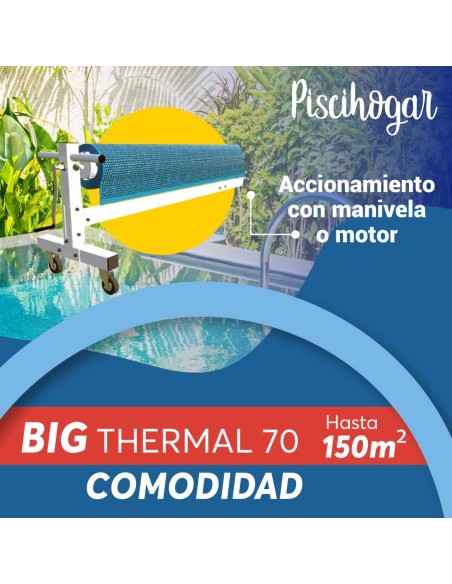 Enrollador Big Thermal 70 comodidad