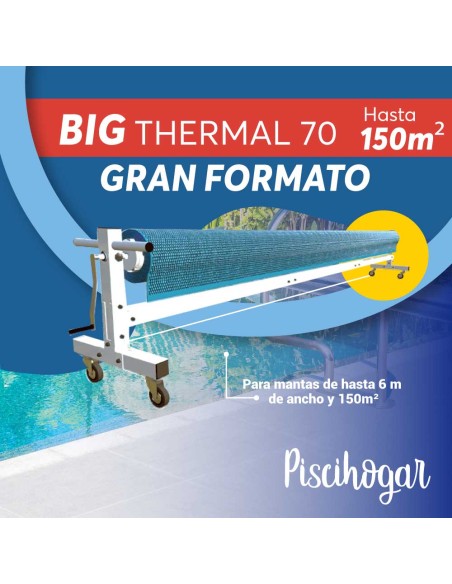 Enrollador Big Thermal 70 tamaño