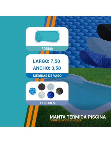 Venus | 3,50 x 7,50m | Cubiertas piscina de...