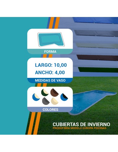 Haití 10| 10 x 4m | Cubiertas piscina de...