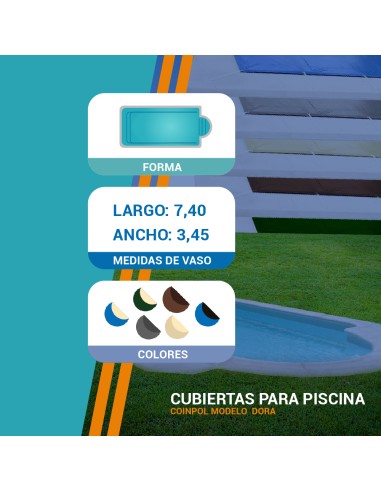 Dora 7,40x3,45 cobertores