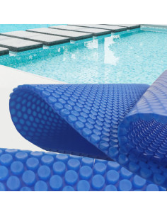 Burbuja manta térmica acuabubble azul 400 micras
