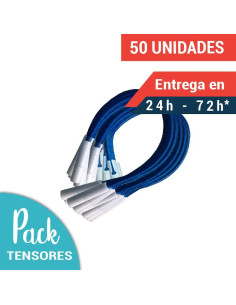 Pack de tensores azules.50 unidades