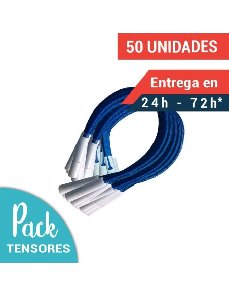 Pack de tensores azules.50 unidades Pack de tensores azules.50 unidades