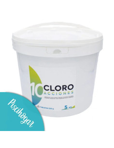 Cloro 10 funciones | 5kg en pastillas