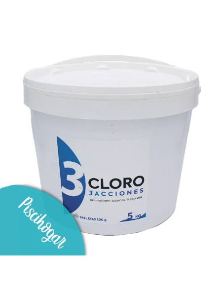 Cloro 3 acciones en Pastillas |  5Kg