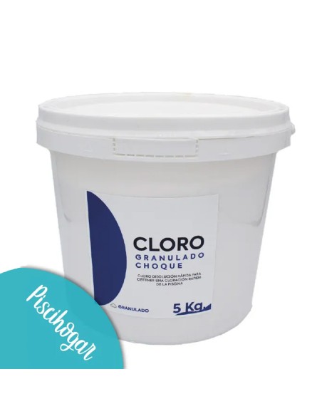 Cloro granulado de choque | 5kg | Acción rápida Cloro granulado de choque | 5kg | Acción rápida