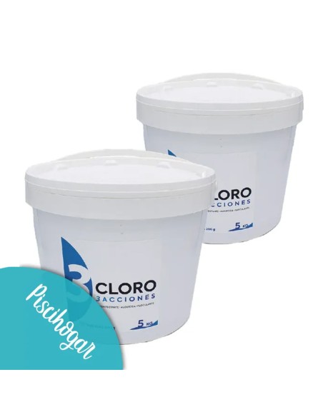 Pack Ahorro Cloro 3 acciones en Pastillas |  2x5Kg