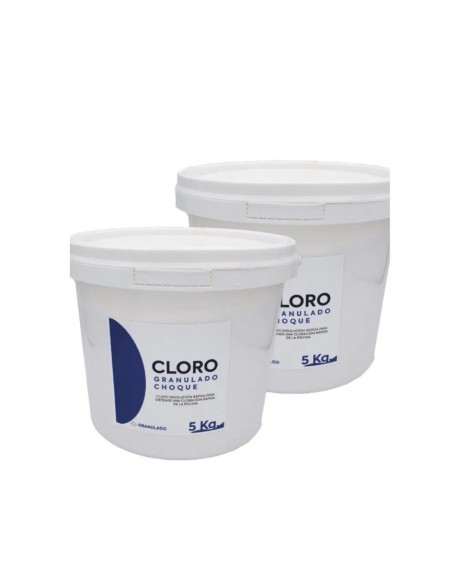 Cloro granulado de choque - 5kg | Pack 2