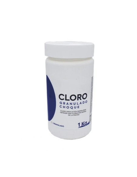 Cloro granulado de choque | 1kg | Acción rápida