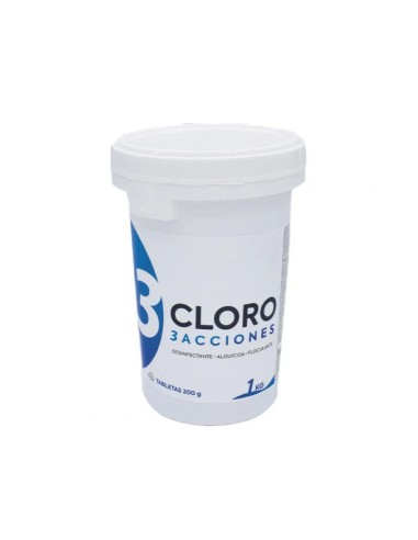 Cloro 3 acciones en Pastillas |  1Kg