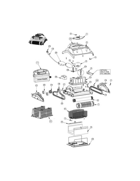 Robot Eléctrico Dolphin POOL-UP Piscihogar