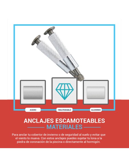 Anclaje escamoteable para piscina ventajas Anclaje escamoteable para piscina ventajas
