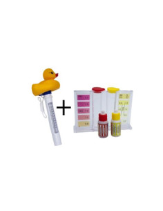 Pack de termómetro y medidor de cloro para piscina 2