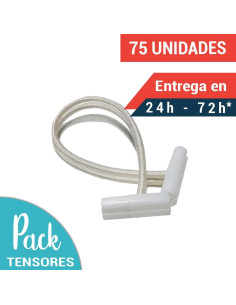 pack 75 gomas tensoras blancas