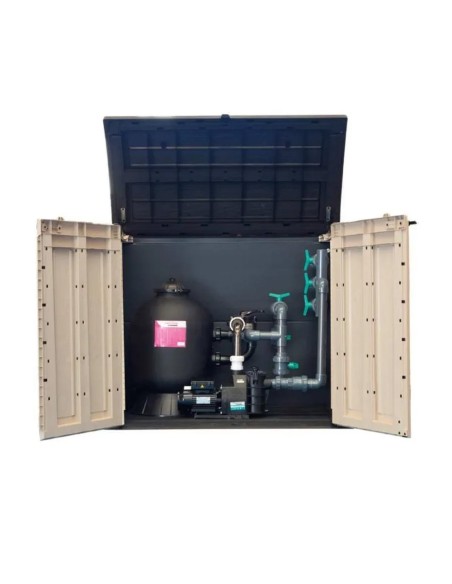 Caseta elevada equipada 500 Superpool TT + 3/4 CV