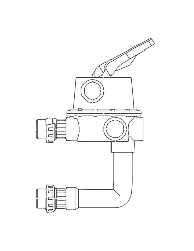 Válvula Selectora para Filtro Piscihogar