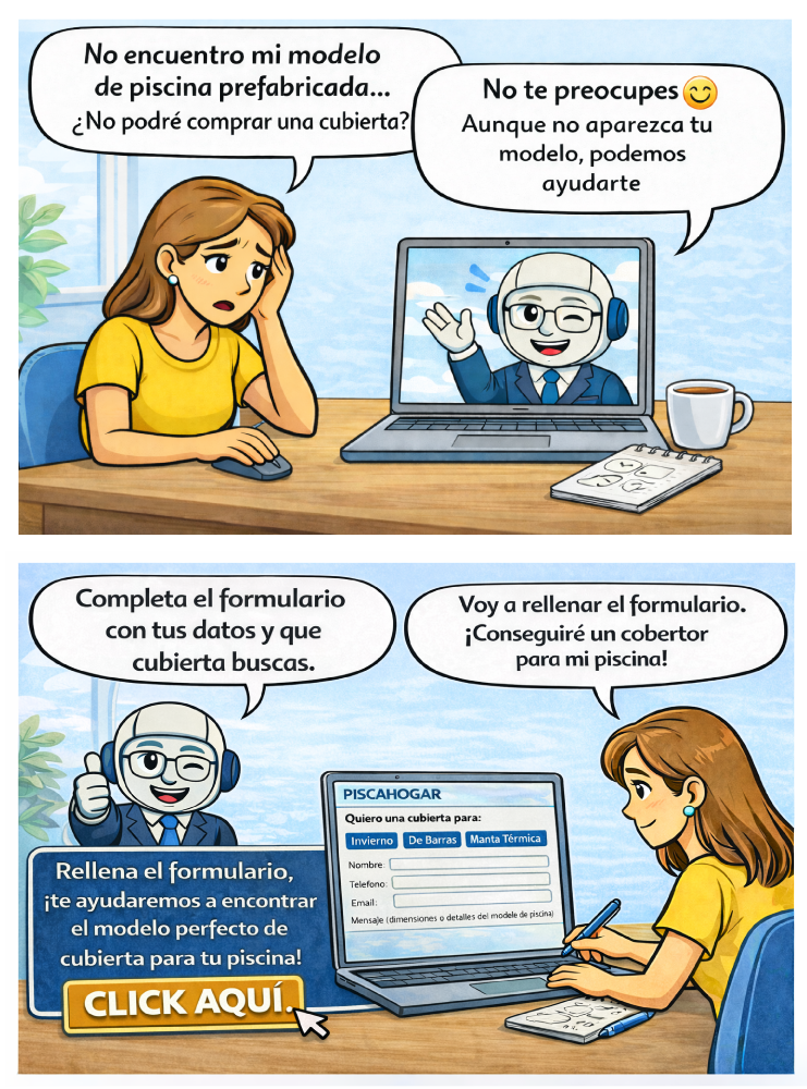 Cubiertas para piscina prefabricada