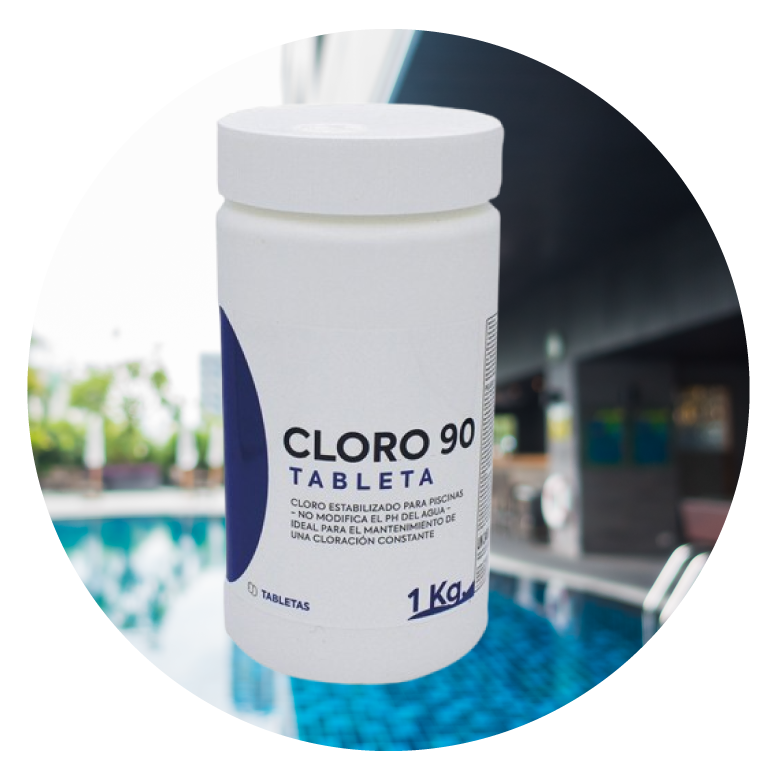 Cloro 5 acciones 5kg  + Aumentador pH 1 lt