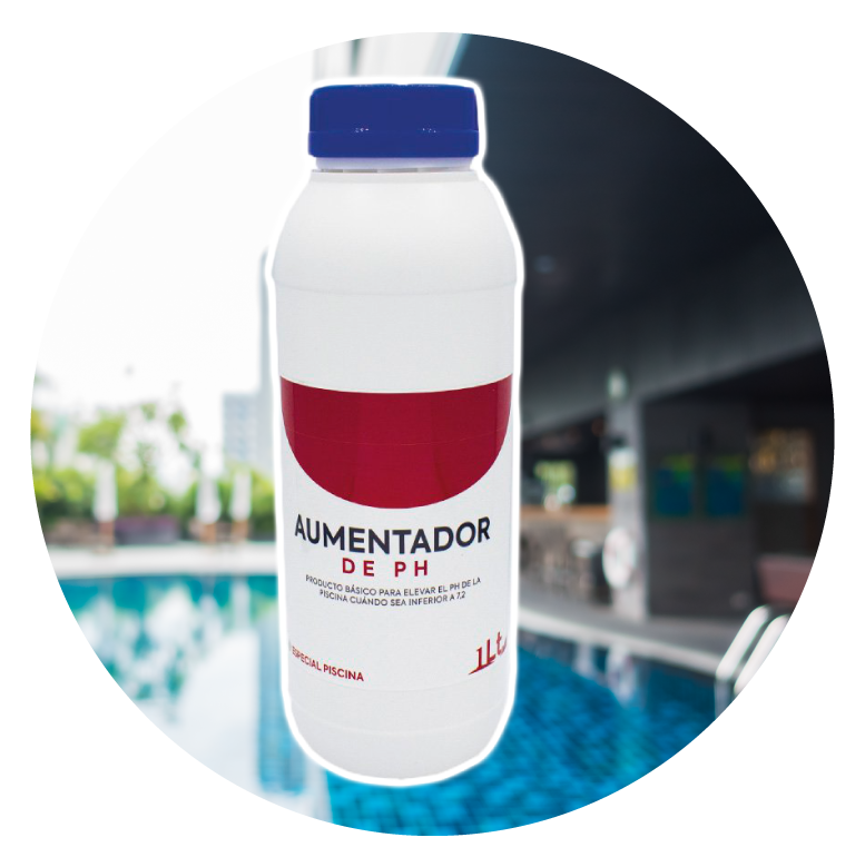 Aumentador pH piscina 1 litro