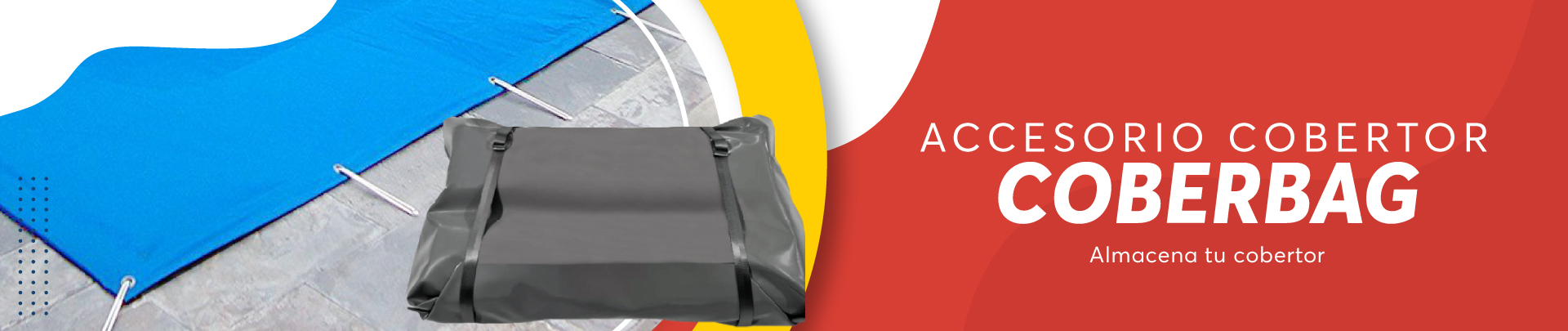 Bolsa para cobertor de piscina 