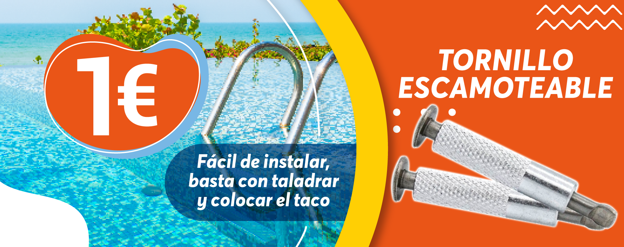 Tornillos escamoteables